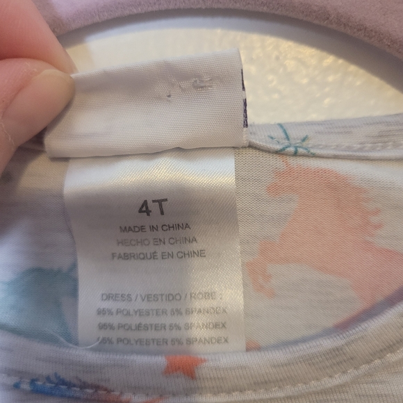 Blueberi Boulevard Floral and Unicorn Girls Dress Bundle Size 4T - Picture 5 of 5